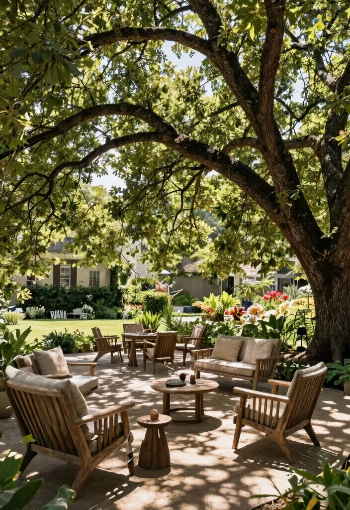 14 Media Sombra Para Patio Ideas That Block Sun All Day - 12. Shade Trees Strategically Placed 1