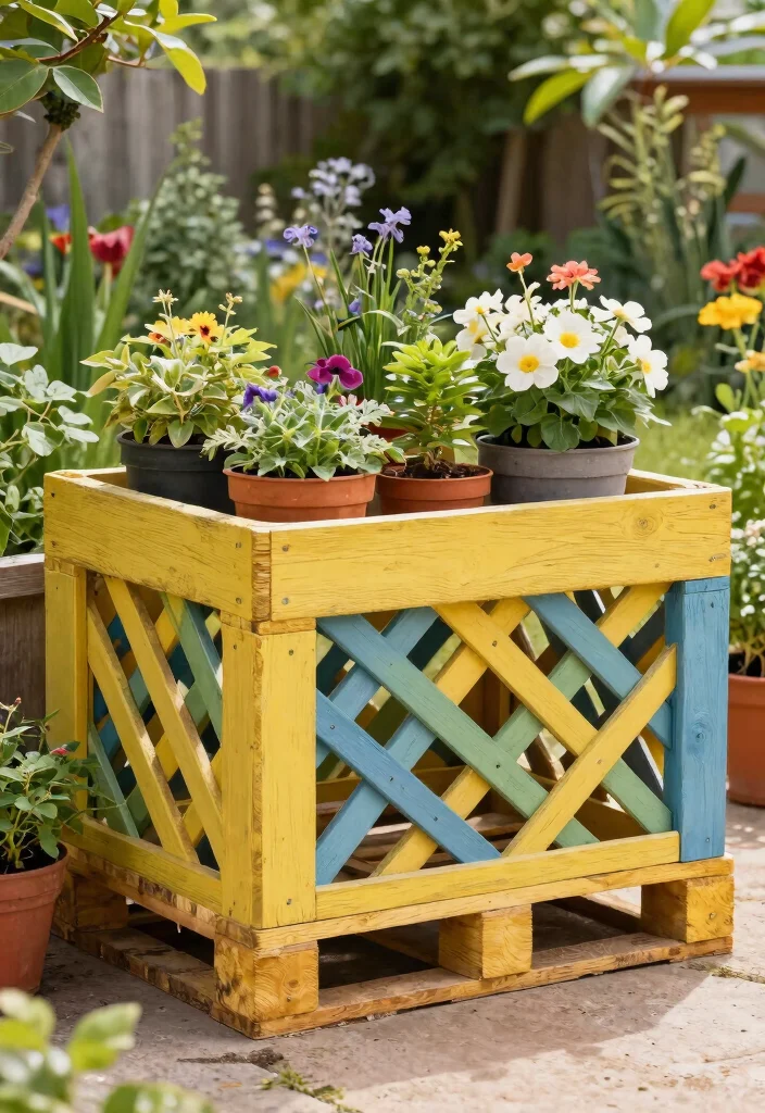 14 Outdoor Garbage Storage Ideas That Keep Raccoons Out for Good - 5. Pallet Bins with Lattice Designs 1