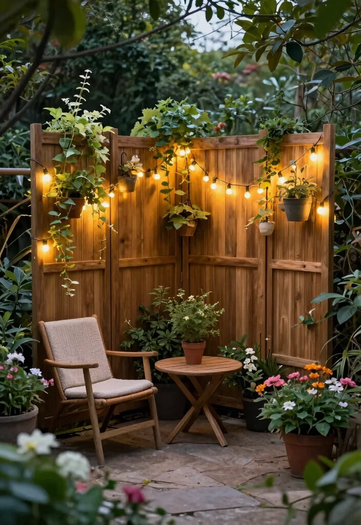 14 Outdoor Privacy Panels That Install Without Digging Posts - 4. Freestanding Wooden Screens 1