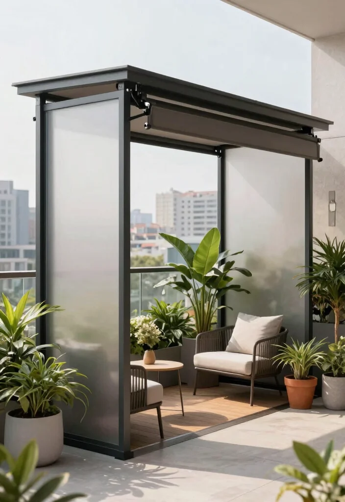 14 Outdoor Privacy Panels That Install Without Digging Posts - 9. Retractable Privacy Screens 1