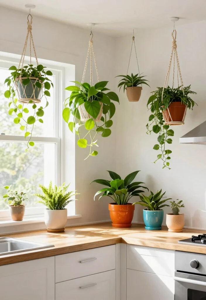 14 Plant Stand Ideas That Fit Tight Corners and Small Spaces - 3. Hanging Plant Holders 1