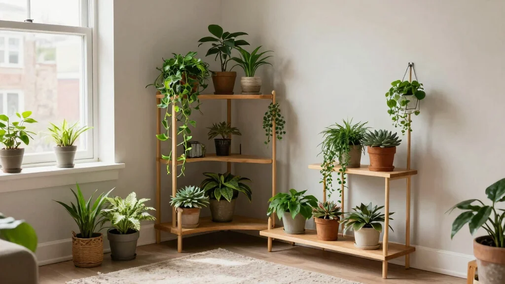 14 Plant Stand Ideas That Fit Tight Corners and Small Spaces