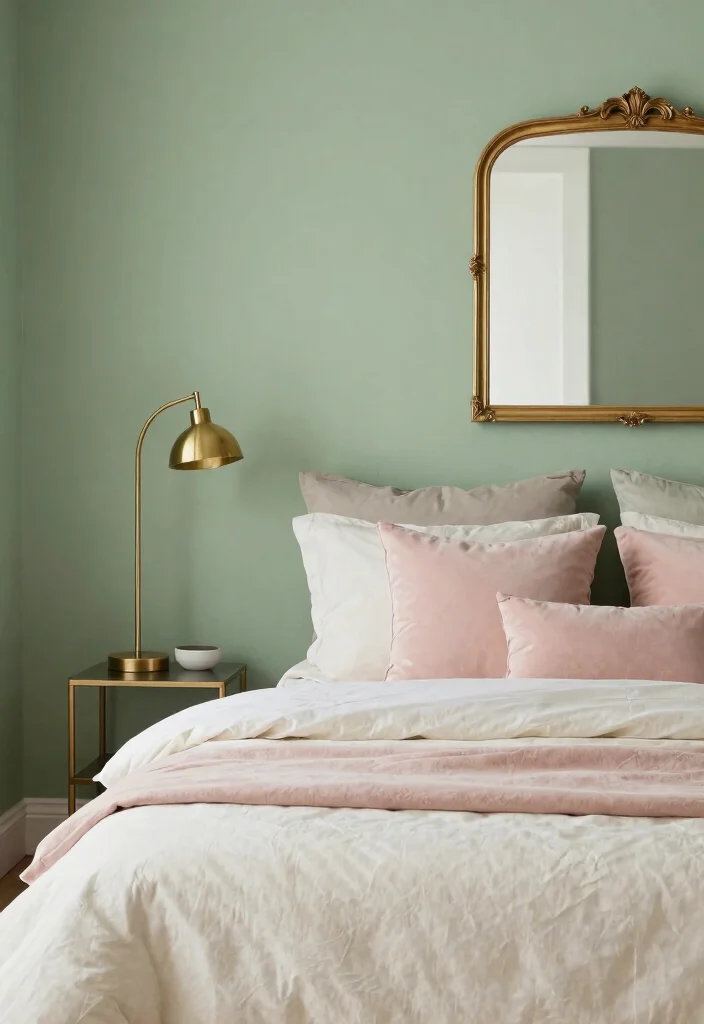 14 Sage Green Farmhouse Bedroom Ideas That Feel Calm Not Cold - 6. Sage Green in Bedroom Color Schemes 1