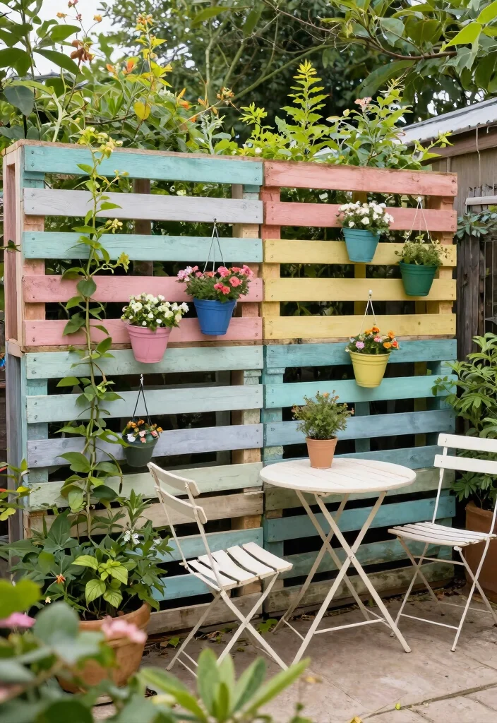 14 Simple Garden Fence Ideas You Can Install in One Weekend - 1. DIY Pallet Fence 1
