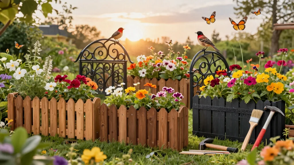 14 Simple Garden Fence Ideas You Can Install in One Weekend