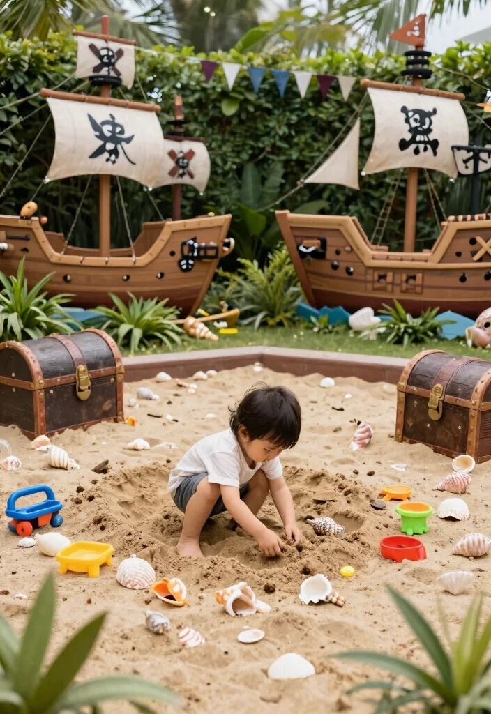 14 Toddler Outdoor Play Area Ideas for Small Yards and Tight Budgets - 9. Creative Themed Areas 1
