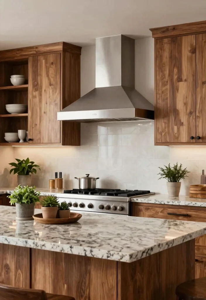 15 Farmhouse Vent Hood Ideas That Hide Builder-Grade Appliances - 3. Modern Farmhouse Fusion 1