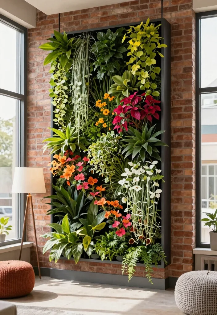 15 Indoor Plant Trellis Ideas That Support Vines Without Wall Damage - 12. Vertical Garden Panel 1