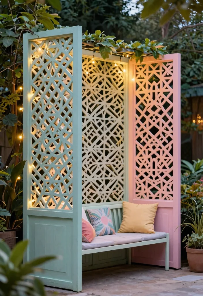15 Lattice Fence Concepts That Add Privacy Without Feeling Closed In - 2. Decorative Lattice Panels 1