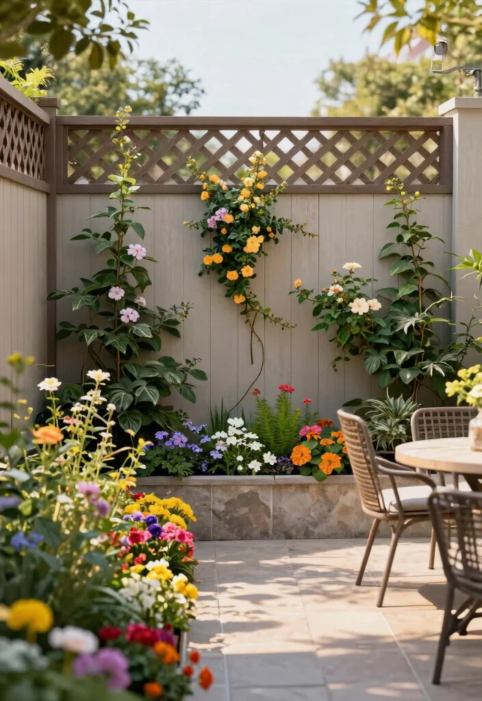 15 Lattice Fence Concepts That Add Privacy Without Feeling Closed In - 7. Lattice-Top Fencing 1