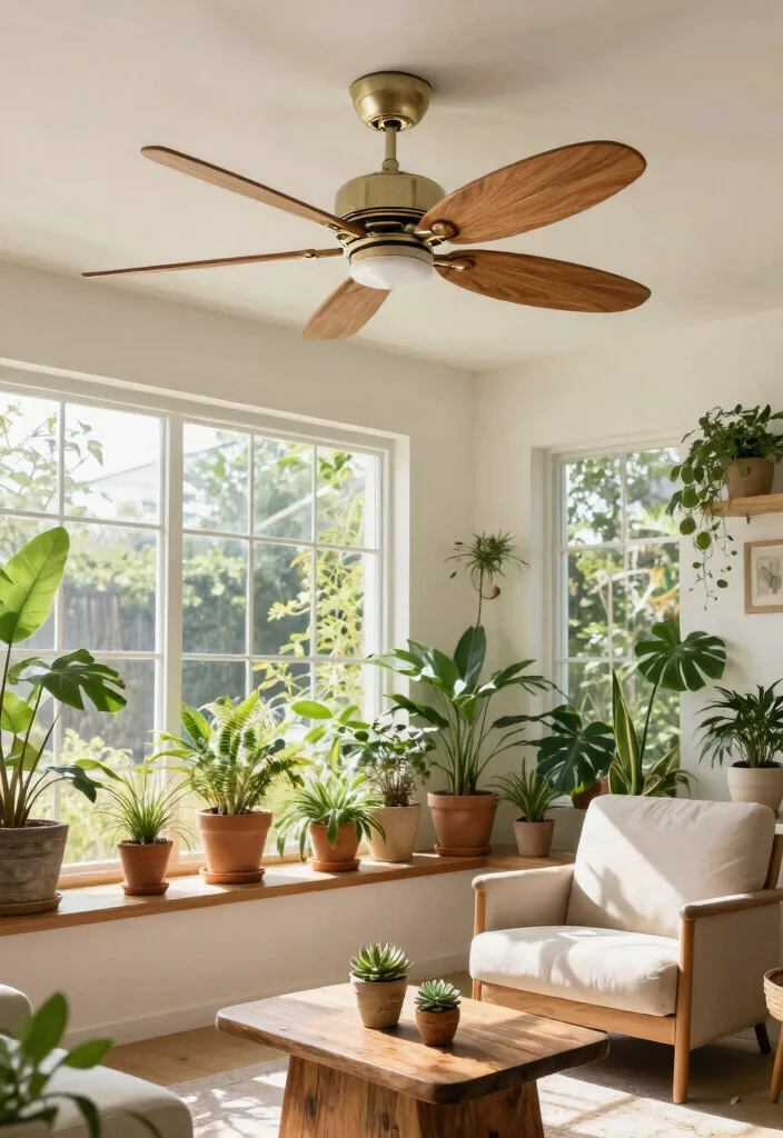 15 Unique Ceiling Fan Concepts That Don't Look Like Every Other House - 1. The Nature-Inspired Fan 1