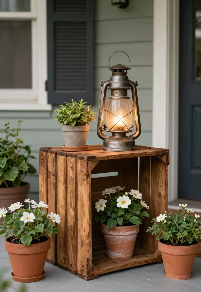 15 Valentine Front Porch Ideas That Don't Look Childish - 11. Vintage Accessories 1