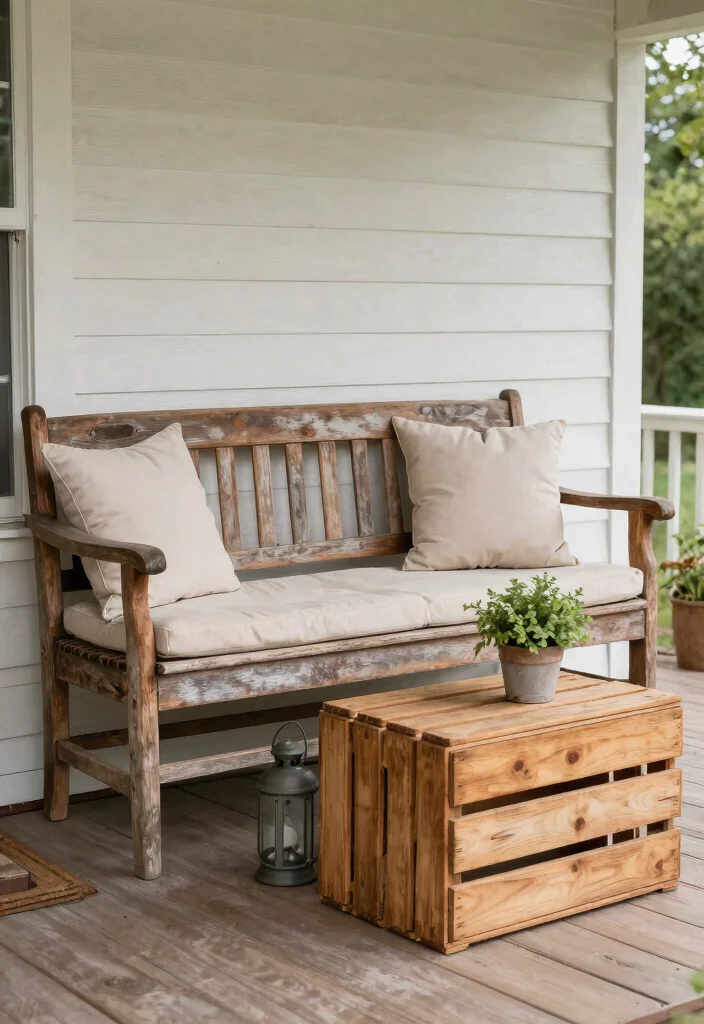 15 Valentine Front Porch Ideas That Don't Look Childish - 6. Simple Wooden Accents 1