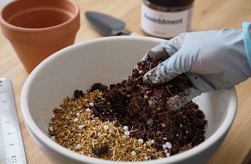 Can You Use Garden Soil in Potted Plants? 5 1 1 1 mix method overview