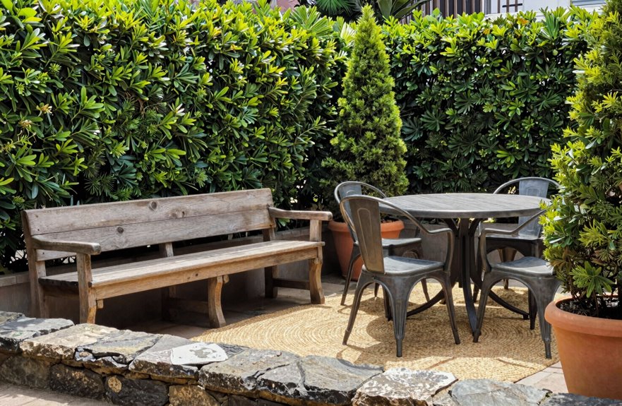 How to Keep Outdoor Furniture From Blowing Away 2 create wind blocking furniture arrangement