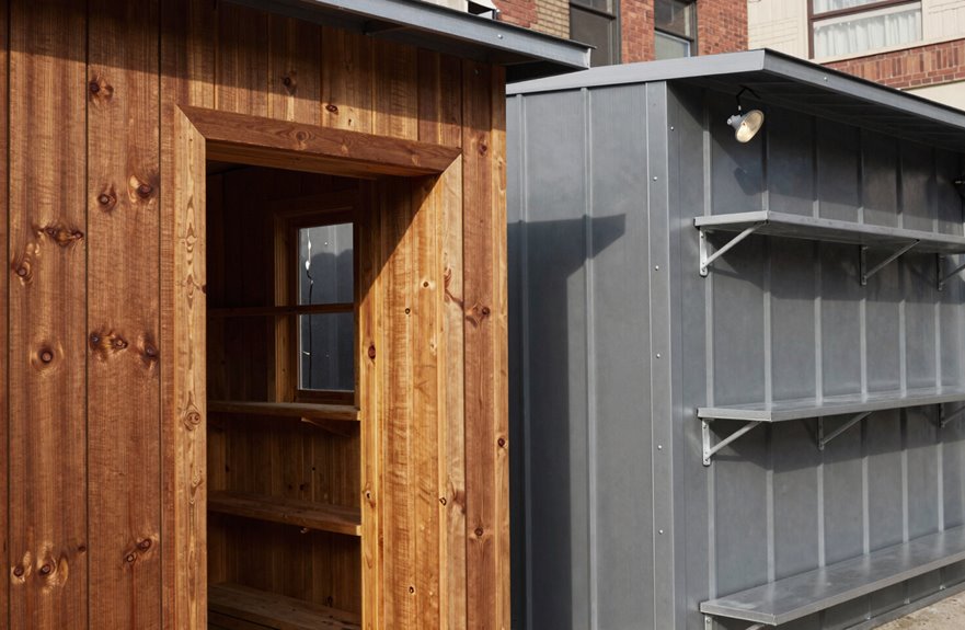 10 Key Differences Between Wood and Metal Storage Sheds 6 customizable shed material differences
