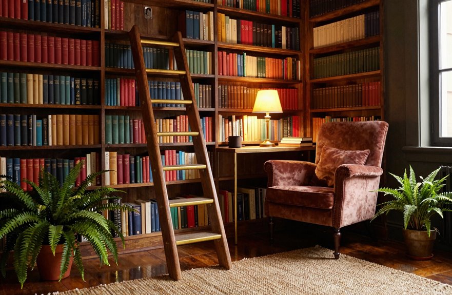 Create Your Perfect Home Library in 5 Steps †’ Build Your Home Library in 5 Steps 6 decor plants comfort celebration