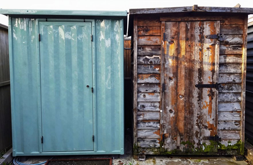 Plastic Shed Vs Wood Shed: What Are the 10 Key Differences? 4 hose down plastic annual wood sealing