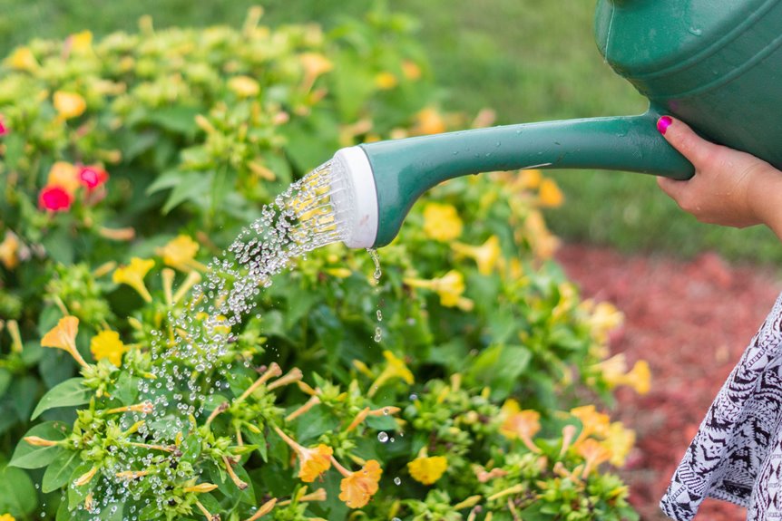 how often water outdoor plants
