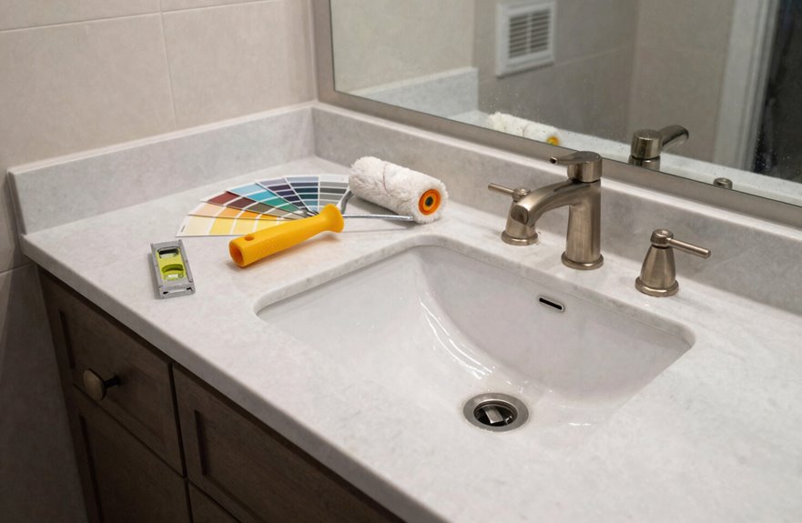 10 Steps to Upgrade Your Bathroom Vanity 4 humidity resistant bathroom paint choice
