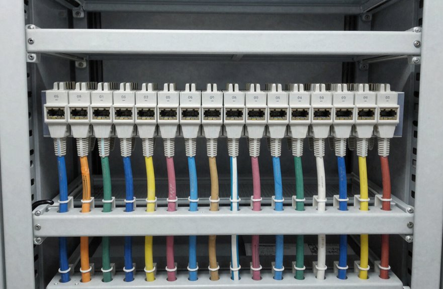 label both ends color code cables