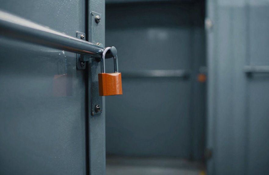 lock removal confirms vacancy status