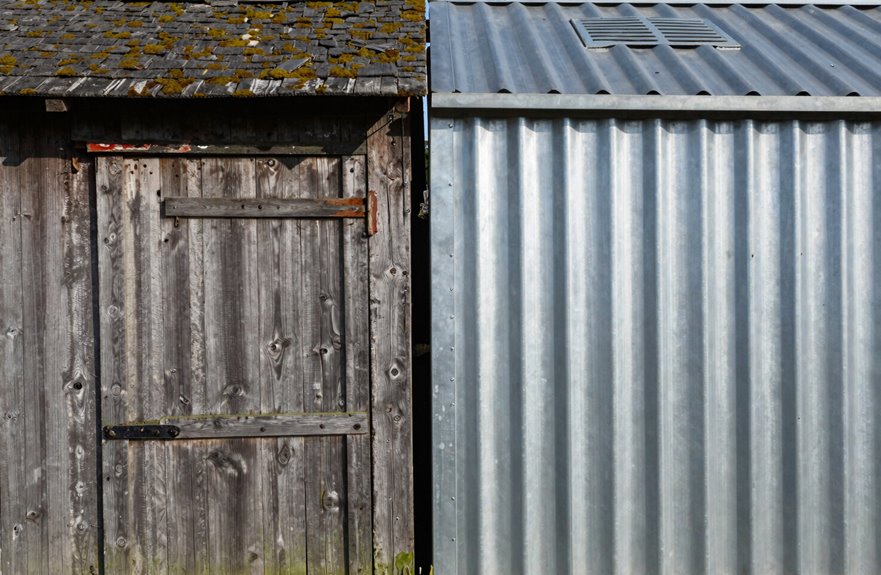 10 Key Differences Between Wood and Metal Storage Sheds 5 maintenance needs by shed type