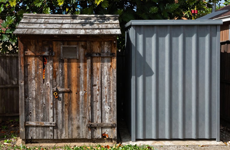 10 Key Differences Between Wood and Metal Storage Sheds 4 metal sheds resist fire better than wood