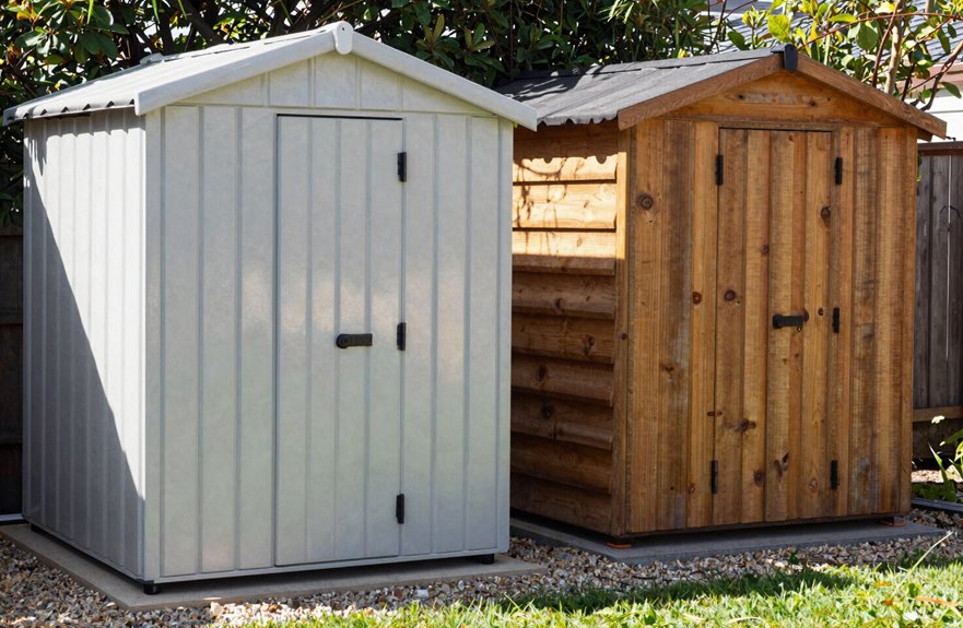 Plastic Shed Vs Wood Shed: What Are the 10 Key Differences? 3 plastic sheds cheaper upfront wood longer term value