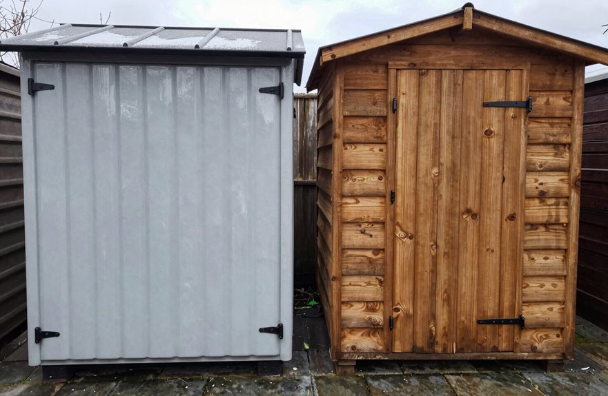 Plastic Shed Vs Wood Shed: What Are the 10 Key Differences? 5 plastic sheds weatherproof uv sensitive insulated durable