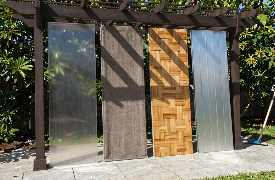How to Cover a Pergola: 5 Materials & Installation Methods †’ Materials and Installation Methods for Covering Your Pergola 2 polycarbonate canvas pvc durability and maintenance