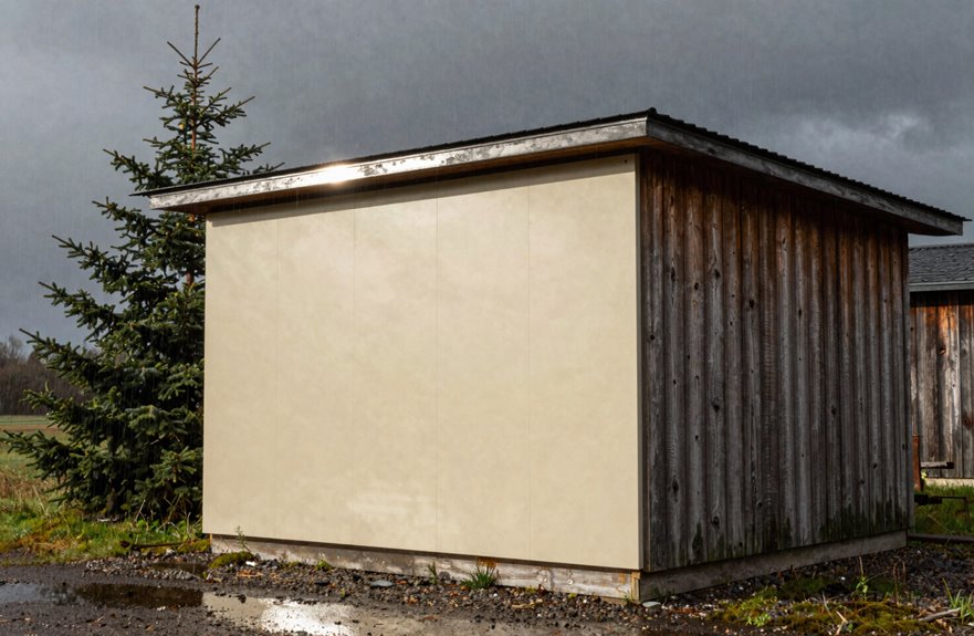 7 Key Differences Between Resin and Wood Storage Sheds 3 resin sheds withstand harsh weather
