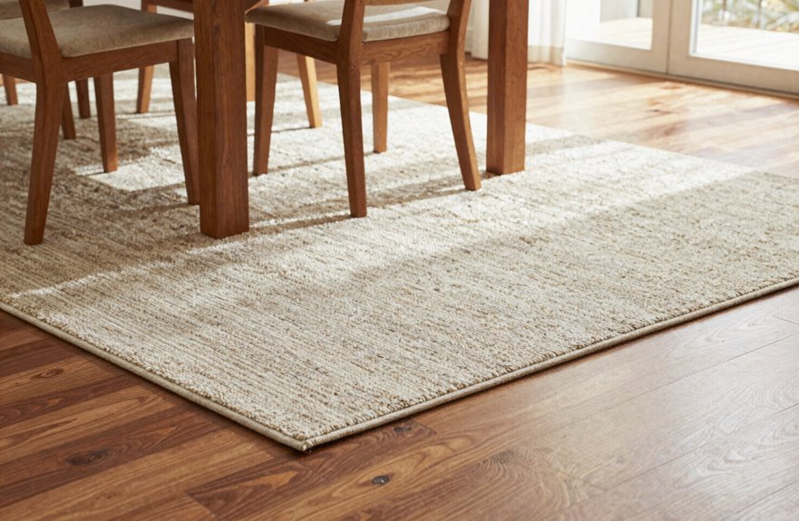 rug pad prevents sliding hazards