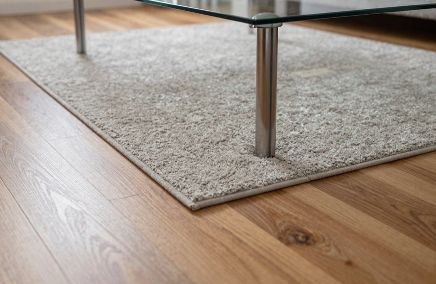rug pad protects floors efficiently