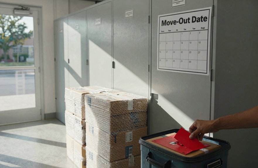 schedule move out 60 days ahead