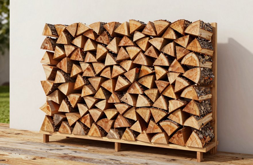 Build a Firewood Rack in 7 Simple Steps 4 shorter uprights for front rack