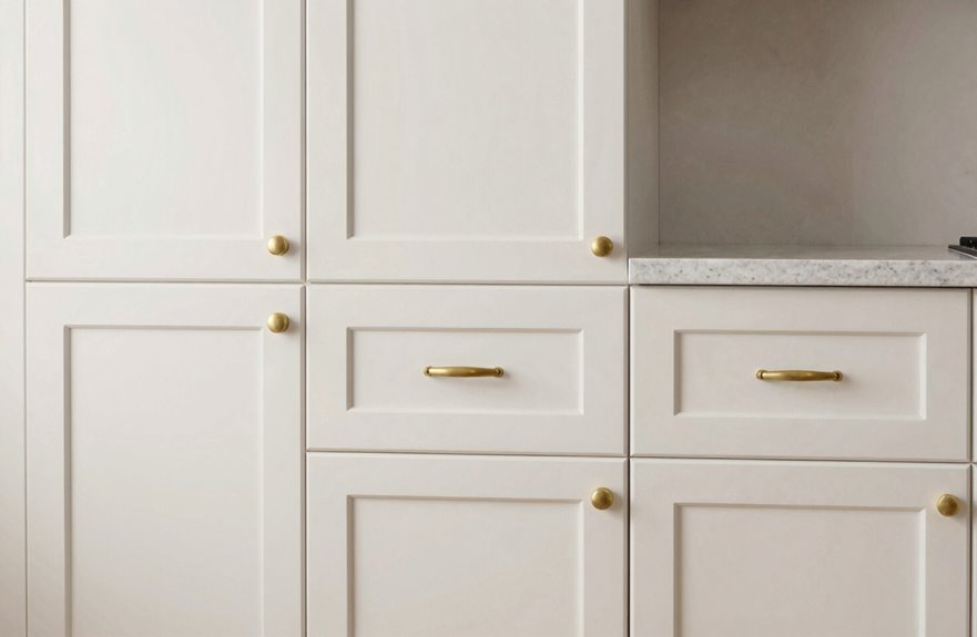 timeless cabinets clean lines neutrals