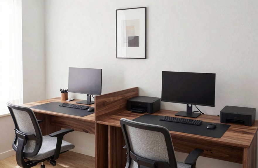 Layout Strategies for the Perfect Work-From-Home Office Design 3 two person shared home office
