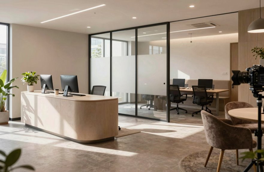 Layout Strategies for the Perfect Work-From-Home Office Design 5 welcoming clutter free client area