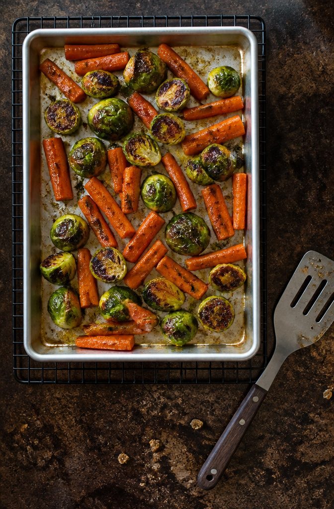 Essential Kitchen Tools: A Complete Guide for Home Cooks 11 A rimmed baking sheet on a kitchen counter, ready for use.